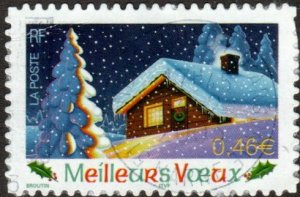 France 2920 - Used - 46c Christmas / Holiday Greetings (2002) (cv $0.90)