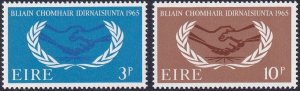 Ireland SC# 202 - 203 fvf/mnh