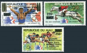 Mali C507-C509,C510,MNH.Mi 1020-1022,Bl.25. Olympics Los Angeles-1984,Winners.