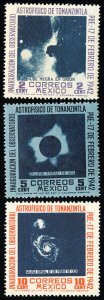 Mexico Stamps # 774-6 MNH XF Scott Value $50.00