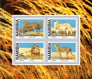 Namibia - 1998 Large Wild Cats MS MNH** SG MS786