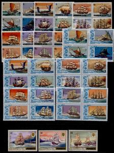 Penrhyn Island 160-72 MNH - Sailing Ships