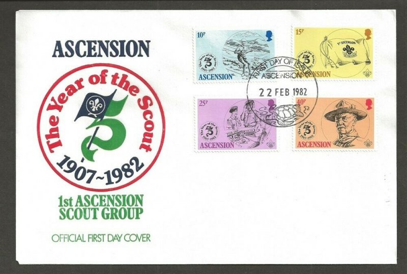 1982 Boy Scouts Ascension 75th anniversary FDC