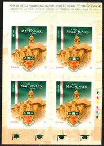 Canada 2006 College Macdonald Mi.2356 Block of 4 MNH