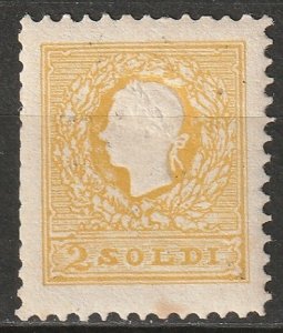 Lombardy Venetia 1858 Sc 7 MNH** reprint toning spots perf 12