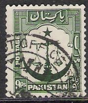 Pakistan #26a Scales Star Crescent Used