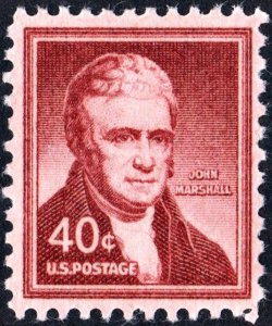 SC#1050 40¢ John Marshall (1955) MNH