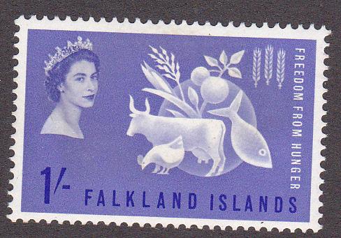 Falkland Islands # 146, Freedom from Hunger, Mint LH, 1/3 Cat.