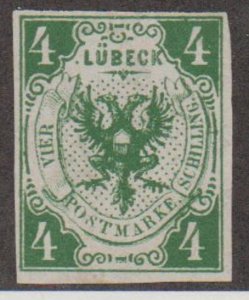 German States - Lubeck Scott #5 Stamp - Mint Single