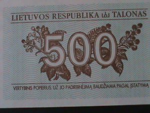 ​BELARUS- NATIONAL BANK-500 RUBEL-UNCIRULATED NOTE-VF WE SHIP TO WORLDWIDE.