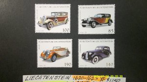 Liechtenstein 2014 Automobiles Scott# 1620-1623 Complete MNH XF