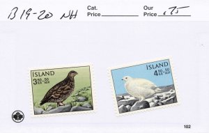 ICELAND  B19-20   MNH