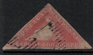 Cape of Good Hope 1863 SC 12 Used Stamp SCV $325.00 