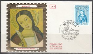 Monaco Scott 962 FDC - 1975 Europa Issue