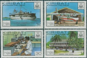 Kiribati 1980 SG112-115 Stamp Exhibition London set MNH