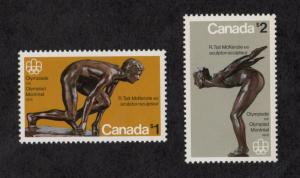 CANADA Sc# 656 - 657 MNH FVF Set-2 Olympics