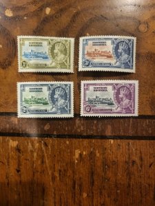 Stamps Northern Rhodesia Scott #18-21 never hinged