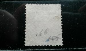 US #166 used tear e195.4262