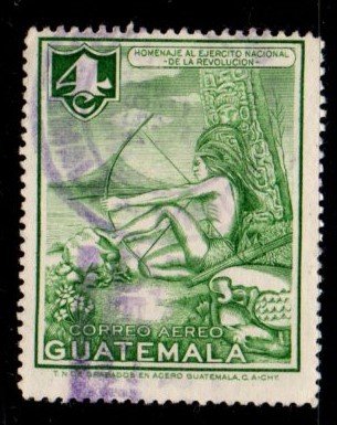 Guatemala - #C199 Indian - Used