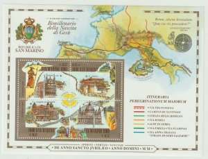 SAN MARINO 2000 Bimillennial Birth of Jesus s/s MNH / N7842