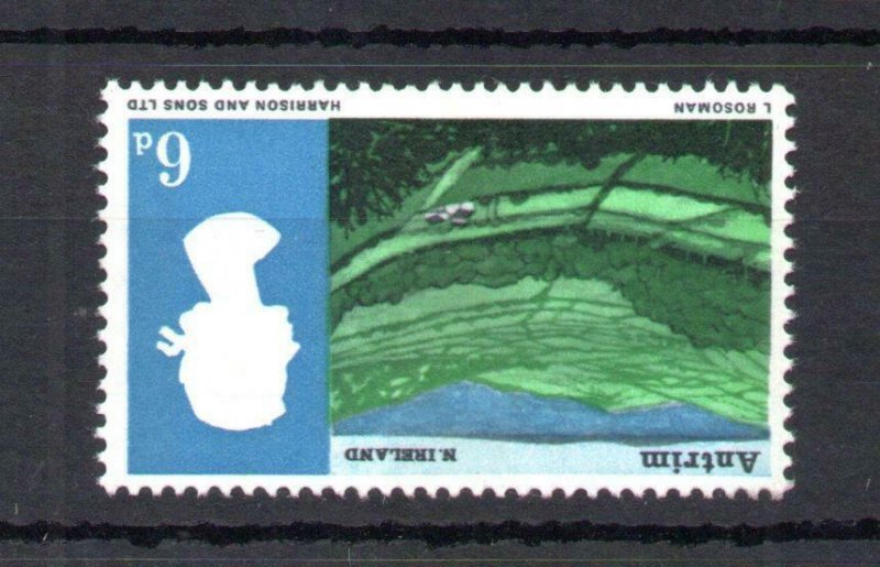 6d LANDSCAPES (PHOSPHOR) UNMOUNTED MINT WITH WATERMARK INVERTED Cat £170