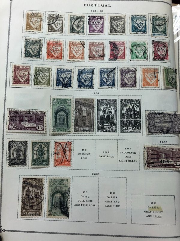 INTERNATIONAL COLLECTION IN SCOTT ALBUM – PORTUGAL TO RUSSIA – 423335