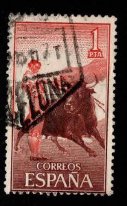 SPAIN Scott 916 Used Bullfighter  stamp