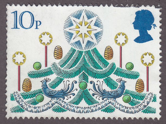 Great Britain 928 Christmas Tree 1980