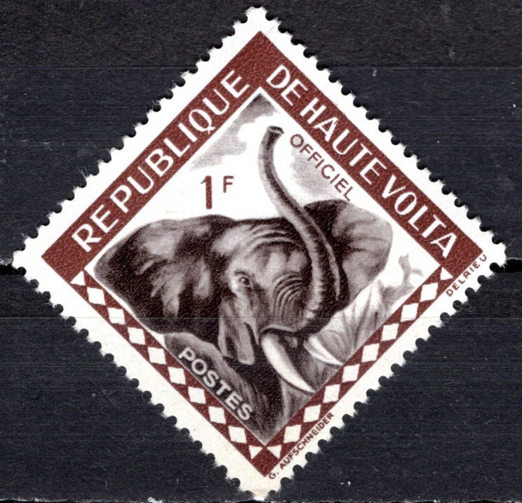 Burkina Faso - (Upper Volta); 1963: Sc. # O1: MH Single Stamp