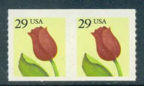 2525 29c Flower Fine MNH Pair