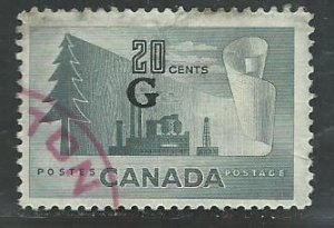 Canada #O30   -1  used  1951-53  PD