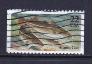 Scott # 2206 used  Single  Atlantic  Cod