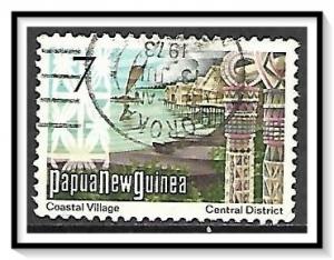 Papua New Guinea #373 Coastal Village Used