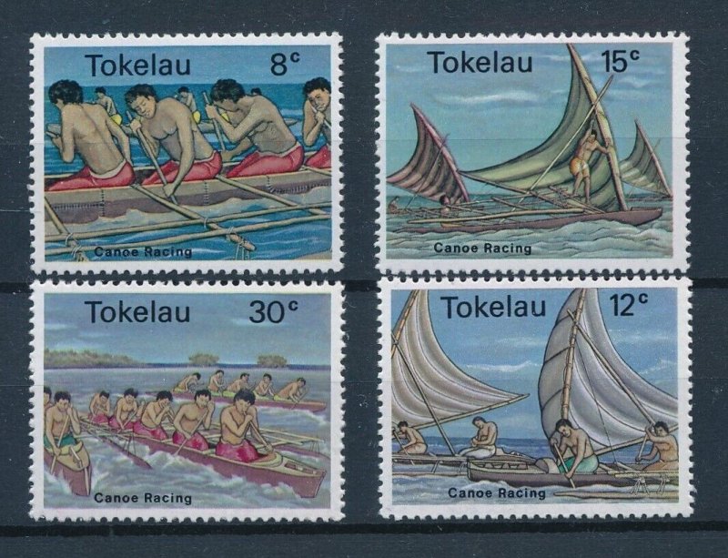 [112076] Tokelau 1978 Canoe racing rowing sails  MNH