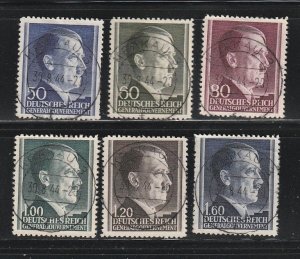 Poland N91-N96 Set U Under German Occupation, Hitler