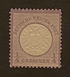 [AG] Germany 1872 Sc #14 Mi 16 Large Shield Mint *Very Light Hinged* Mi-CV 118$