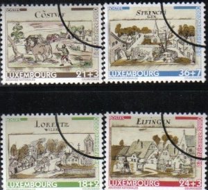 Luxembourg 2000 Old Cities Drawings SPECIMEN Architecture Sc B420-23 MNH # 18
