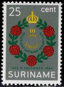 Suriname Scott 315 MNH** 1964 Faja Lobbi Wreath stamp
