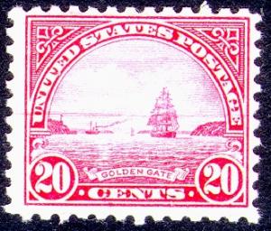 698 20c Golden Gate Mint NH