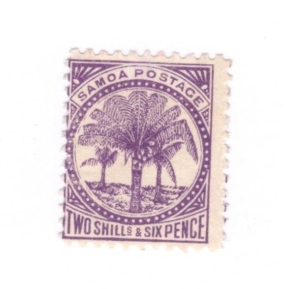 Samoa #19e MH Hinge Thin - Stamp CAT VALUE $10.00