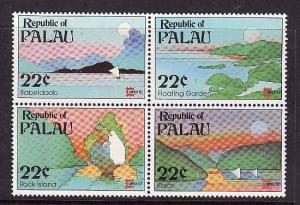 Palau-Sc#149a- id7-unused NH set-Capex '87-Scenes-1987-