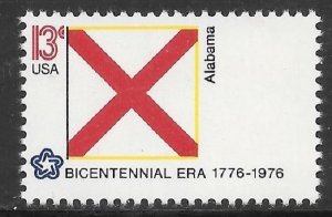 1654 Alabama State Flag MNH single