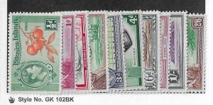 Pitcairn Islands  Sc #1-8  complete set of 10 OG VF