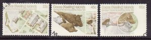 Cocos (Keeling) Is.-Sc#65-7-used set-Animals-Livestock-1981-