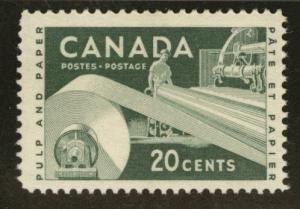 CANADA Scott 362  MNH** 1956 Paper Industry stamp CV$1.25
