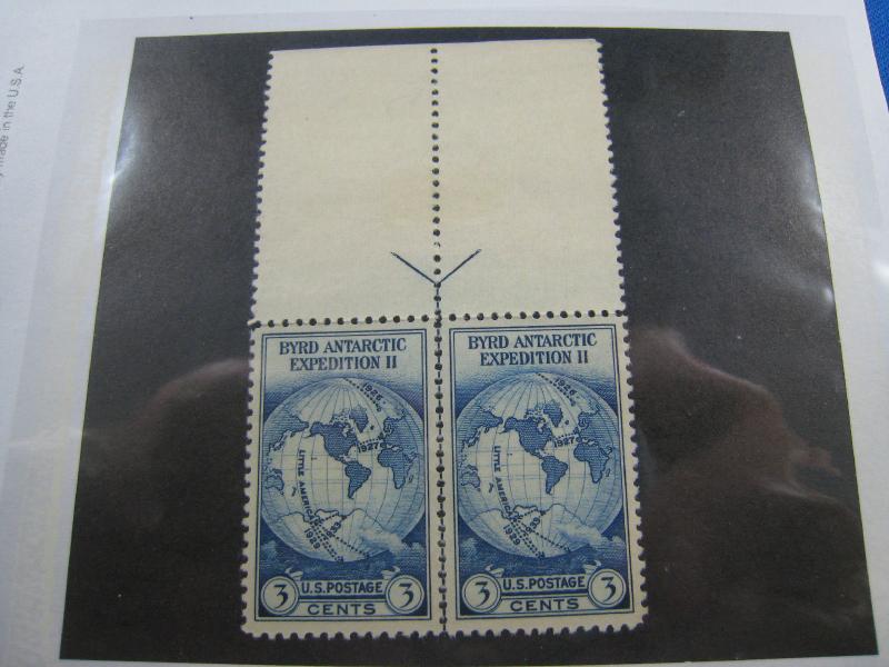 UNITED STATES - SCOTT # 753 VERTICAL LINE PAIR - MNH