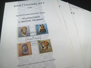 GERMANY - BERLIN FIRST DAY PROGRAM CARDS - 1979, 1980, 1984