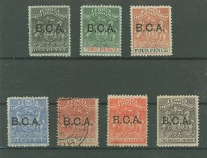 British Central Africa #1-4/6/8/9 Unused Single