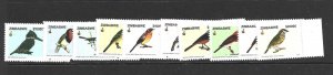 Zimbabwe Scott 976-985 Birds cpt NH 2021 cv $85