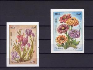 Iraq 1998 SC# 1536-1537 MNH Flowers New Year (2SS) Imperf.